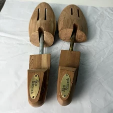 Allen Edmonds Shoe Trees Medium and Large Lot of  3 Pairs Wooden
