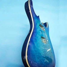 DIY  Mahogany electric guitar body Blue Gradient Craft Your One-of-a-kind Guitar