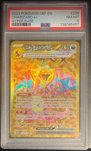 Pokemon 2023 Charizard EX 228/197 PSA 8