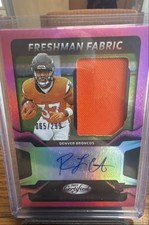 2025 Panini Certified - Freshman Fabric Mirror Signatures RJ Harvey #FBC-RHY...