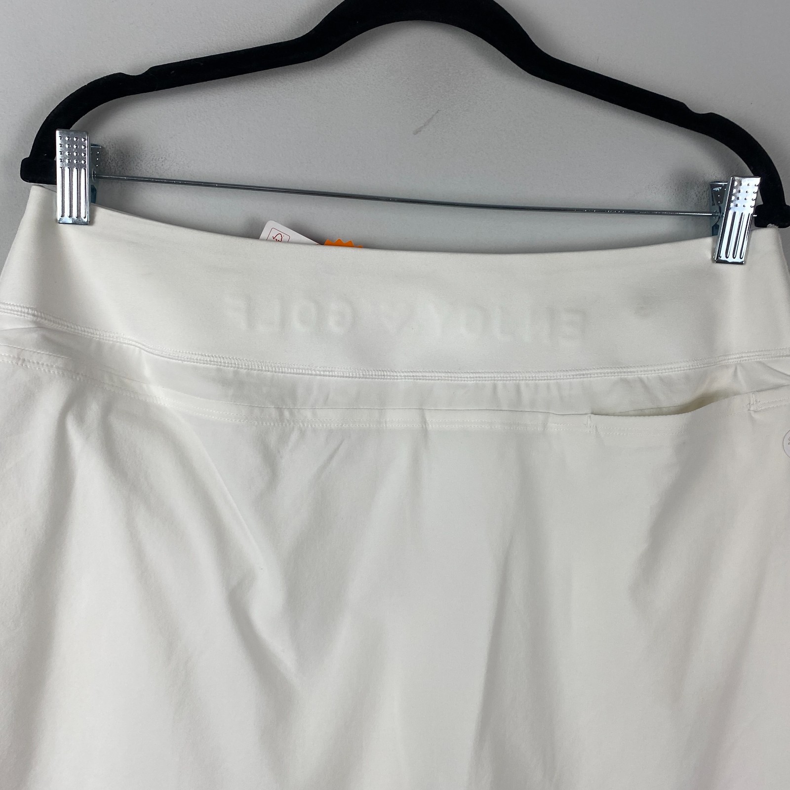 Puma Powershape Solid Woven Skort Womens Large Bright White Pull On thumbnail 6