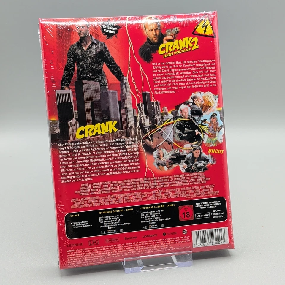 Crank Double Feature Blu-Ray Mediabook wattiert NEU OVP FSK 18 - Bild 2 von 2