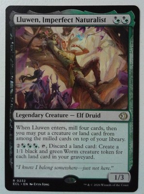 Lluwen, Imperfect Naturalist *Rare* Magic MtG x1 Lorwyn Eclipsed