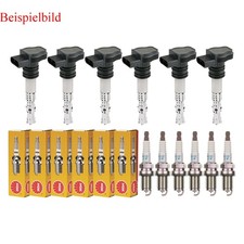 6x MEAT & DORIA Zündspule +6x NGK Zündkerze passend für Porsche Boxster 986