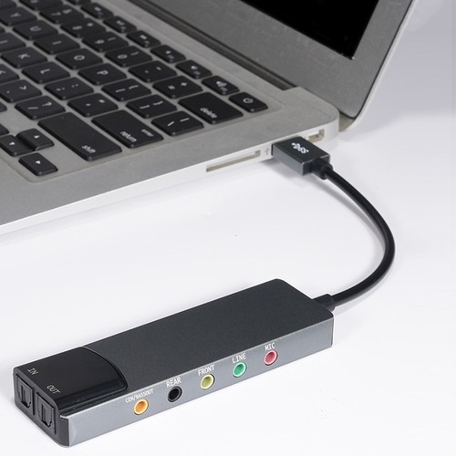 Usb Optyczna karta dźwiękowa Spdif Pc Zewnętrzna obsługa Ac-3 Dts 5.1 kanał - Zdjęcie 10 z 16