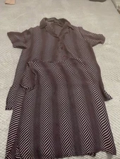 Womens / Ladies 2 piece matching shirt and vest Large