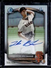 2025 Bowman Jacob Bresnahan Chrome Auto Refractor 1st Prospect #/499 Giants