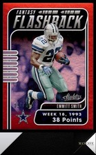 2020 Panini Absolute #FF-ES Emmitt Smith Fantasy Flashback Spectrum Red #/100