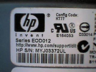 HP StorageWorks SDLT 320 SCSI LVD Tape Drive EOD012 - Picture 3 of 5