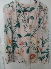 Womens Loft Blouse Size S Very Nice 100% Polyester