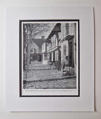 NEWCOMBE Lenham, Kent (1954 Mounted Photo Print)