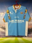 Wakefield Trinity Wildcats Jersey Rugby Union Shirt Blue Macron Men Size S