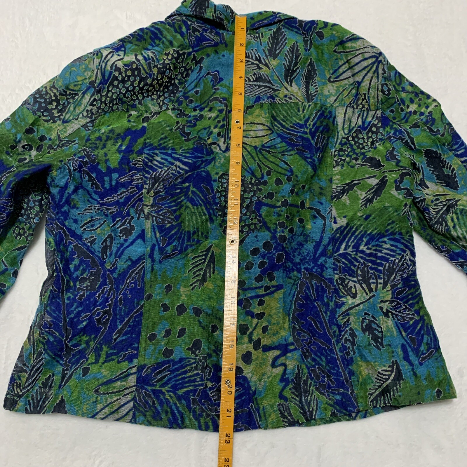 Ruby Rd Thin Full Zip Jacket Top Women's Size 10 … - image 7