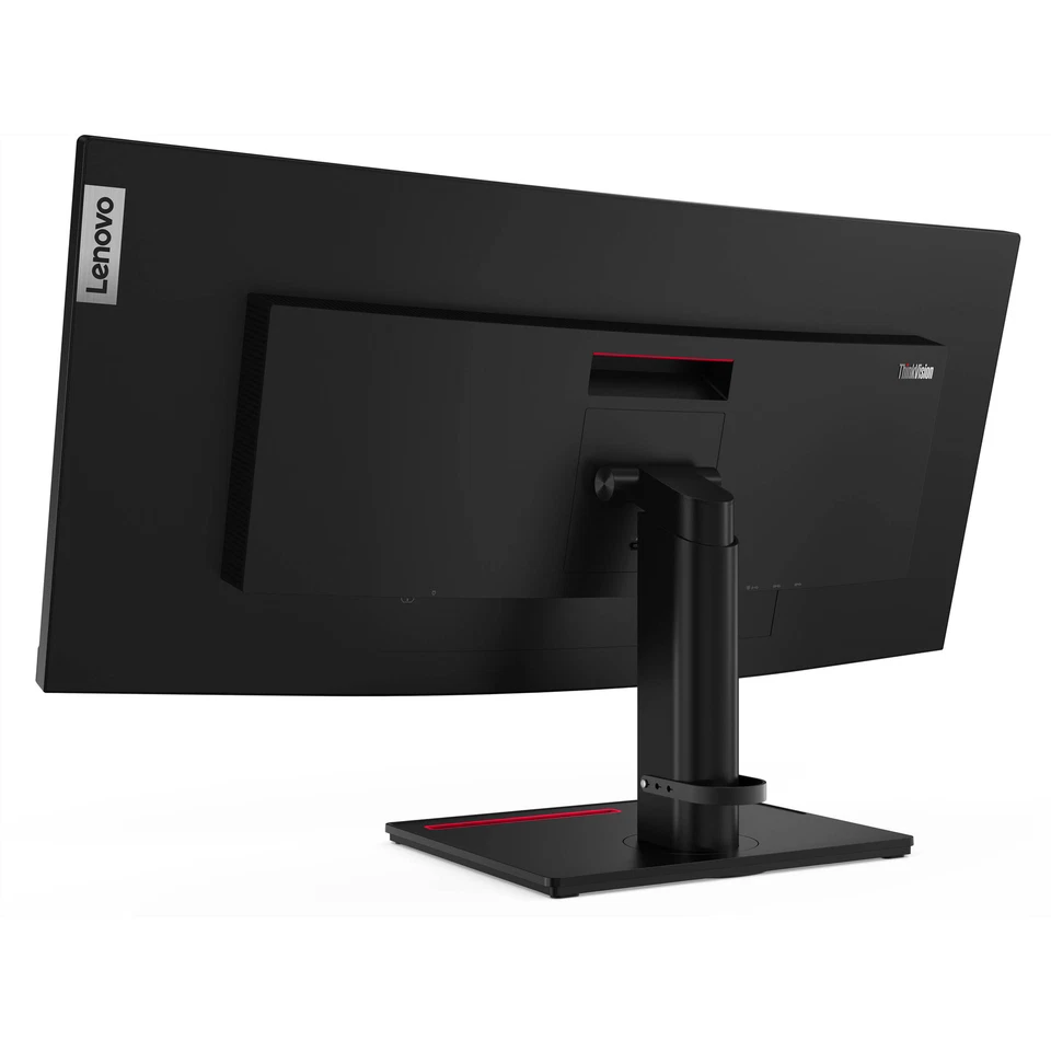 New Lenovo ThinkVision T34w-20 34" Curved LCD Monitor, Black, 3440x1440, USB Hub - Image 3 of 4