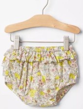 Baby GAP Girls Lemon Floral Ruffle Bloomers Diaper Cover 6 12 months NWT 20