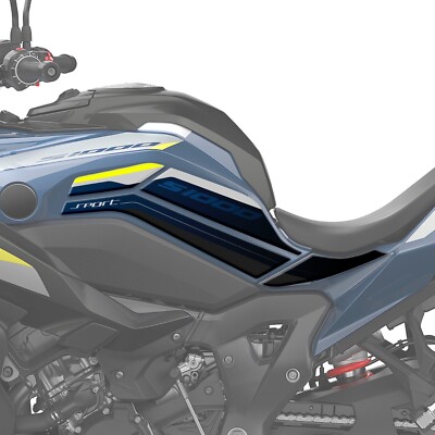 Paraserbatoio Adesivo In Resina 3D Per BMW S 1000 XR, GP-125(M) Color Grigio/rosso, Made In Italy, Effetto Rilievo 0,2 Cm, Protezione Serbatoio