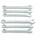 NEW CRAFTSMAN 6 pc STANDARD SAE & METRIC MM POLISHED WRENCH SET