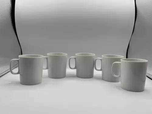 Rosenthal Studioline Germany Mugs Set Of 5 EUC White