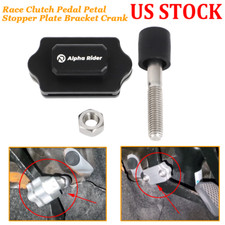 Universal Adjustable Race Clutch Pedal Stopper Plate Bracket Crank For Honda Us Universal Adjustable Race Clutch Pedal Stopper Plate Bracket Crank For Honda Us