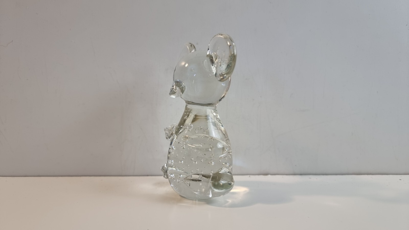 Koala Bear Glass Figurine - Hand Blown Art  Controlled Bubbles Statue 3.5 inch image 4