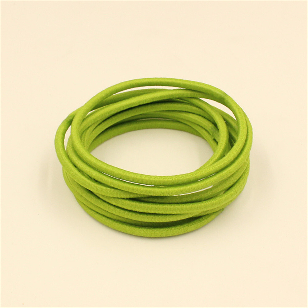 10pcs Cute Ponytail Hair Holder Hair Accessories Thin Elastic Rubber