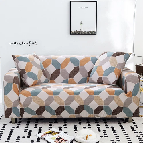 Elastische Sofabezug Garnitur für Wohnzimmer Couchbezüge rutschfeste Schonbezüge - Bild 35 von 51