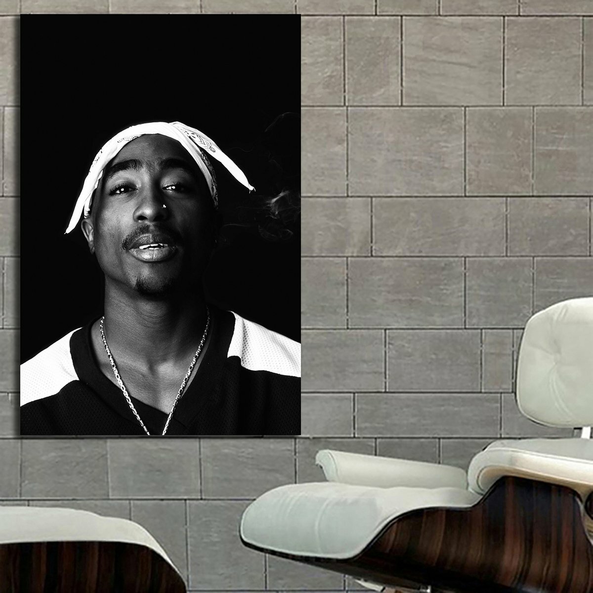 EB008 Tupac 2Pac Rap Hip Hop Art Music Musician Poster and Canvas