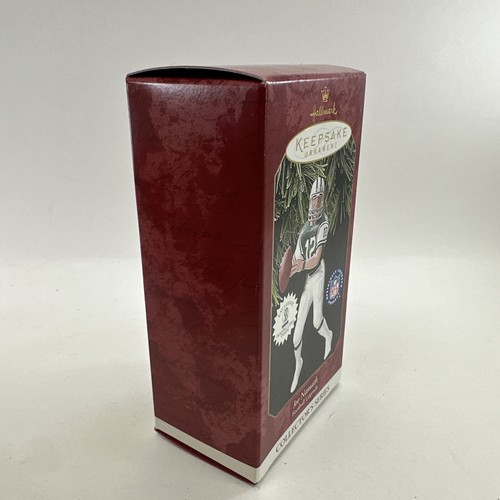 JOE NAMATH HALLMARK KEEPSAKE CHRISTMAS ORNAMENT NEW YORK JETS ALABAMA NEW GIFT - Picture 5 of 6