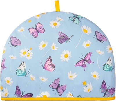 Teewärmer - Thermo Wärmer Bezug | 35x27x3 cm | Neu & Stylisch - Schmetterlingsmotiv