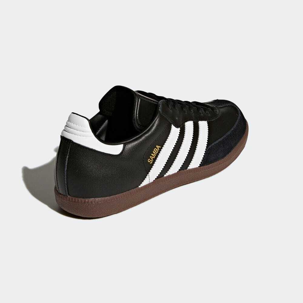 靴 adidas Samba Leather \"Core Black\" adidas Originals Samba XLG Leather Shoes in Black Trainers