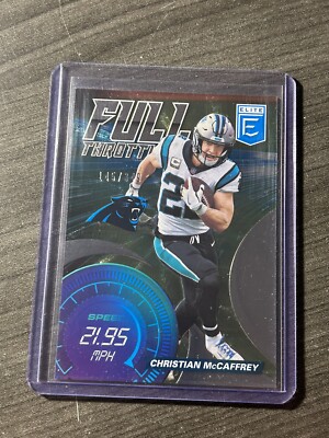 2021 Panini Donruss Elite Full Throttle Christian McCaffrey /349 FT2 Panthers A2