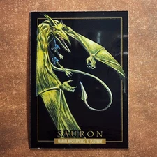 4-12-11 PWE . 2024 2012 marvel masterpieces platinum #76 sauron BASE