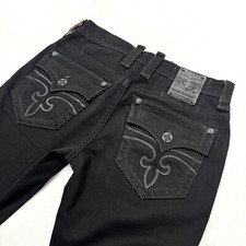 Rock Revival Jeans Mens 32 x 34 Black Steven ...