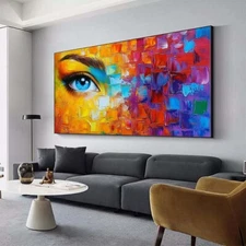 Hand Painted Oil Painting On Canvas Abstract Wall Art Home Decor Modern X284