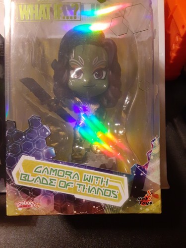 Gamora & Star lord Cosbaby Bobble-Head Figure Hot Toys Marvel What If. Guardians - Imagen 8 de 12