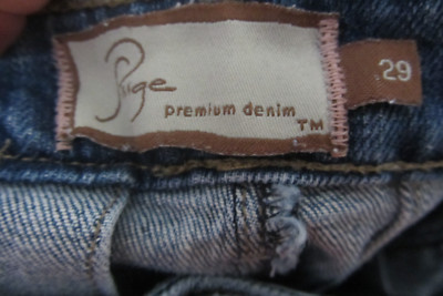 Jean Femme Paige Premium Denim - Modèle Santa Monica, Taille 28, Très Bon état