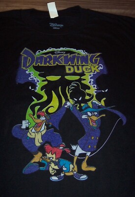 Vintage Style 90's Walt Disney DARKWING DUCK T-Shirt BIG & TALL 3XL 3XLT NEW