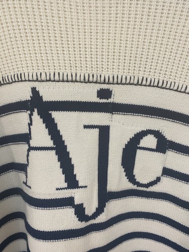 Aje brand Women’s Stripe Logo Jumper Size L (AU 12-14) - Picture 2 of 8