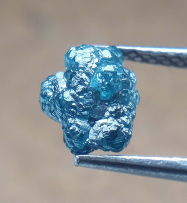 0.91 Ct, Natural Rough Loose Diamond,Light Blue Rough Diamond,Blue Uncut Diamond