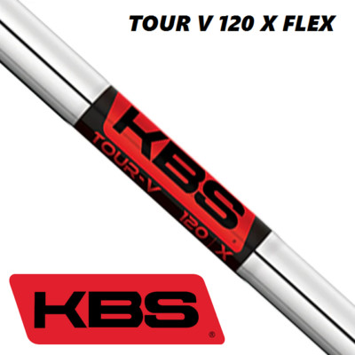 KBS TOUR V 120 X-FLEX STAHL EISEN SCHÄFTE 0,355'' KEGELSPITZE Länge aus Menü wählbar