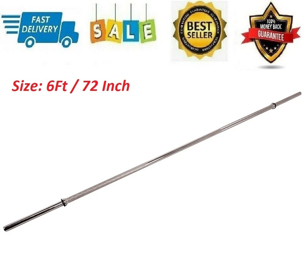 6ft barbell 1 inch sales