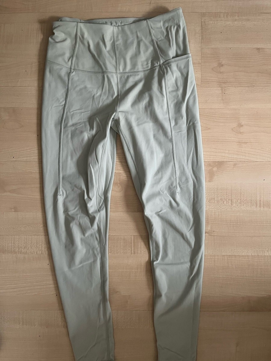 Sweaty Betty Light Gray Workout Leggings Power Gym Leggings Black