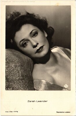 Old postcard AK Zarah Leander FILM STAR (1446145)