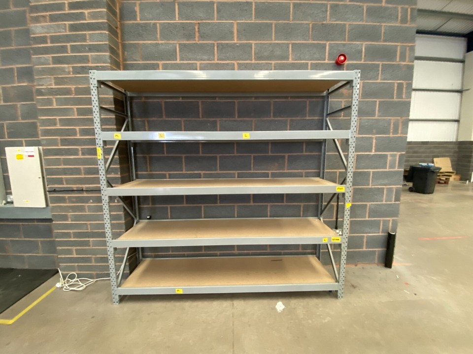 10 Bays Dexion Longspan Racking Storage- 5 levels 600mm deep – Recycled ...