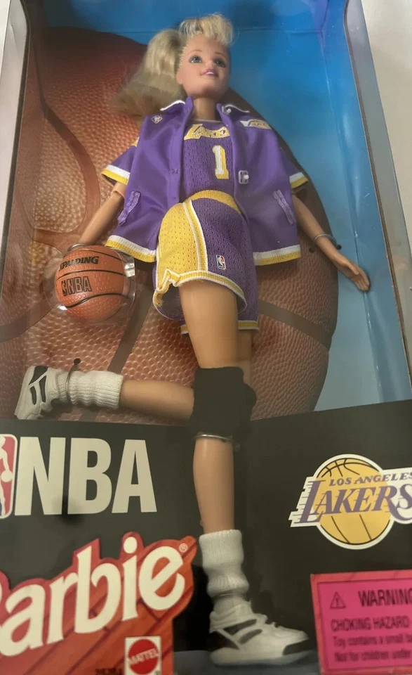 NBA LA Lakers 1998 Barbie Doll Mattel # 20704 - Image 2 of 3