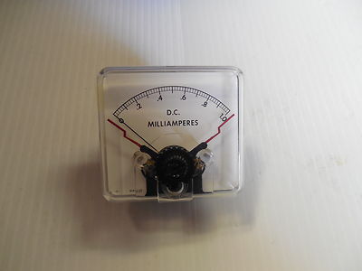 NEW API D.C. MILLIAMPERES METER 0-1.0 D.C AMPERES 26-0003-3501 2600033501