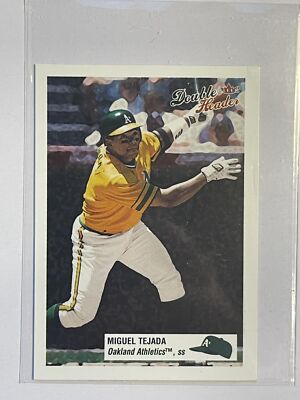 2003 Fleer Double Header #4 Miguel Tejada