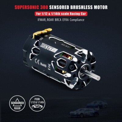 US SHIP Surpass Hobby Supersonic 380 Sensored Brushless Motor F 1/12 1/14 RC Car