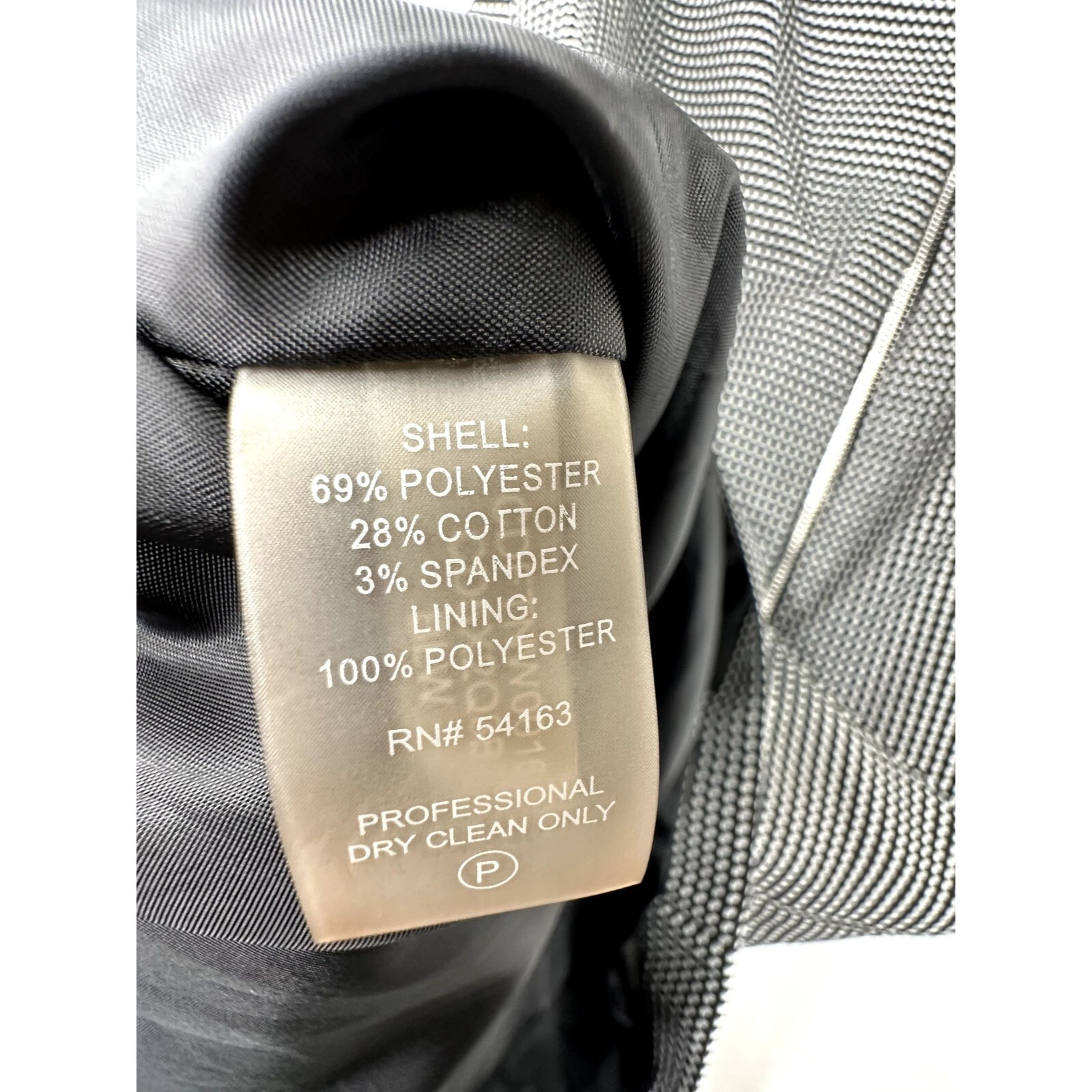 Calvin Klein Plaid Dress size 2 Black/White thumbnail 3