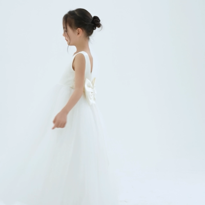 V-Neck Wedding Flower Girl Dress Recital Toddler Girls Dress Girls Formal  Dress | eBay